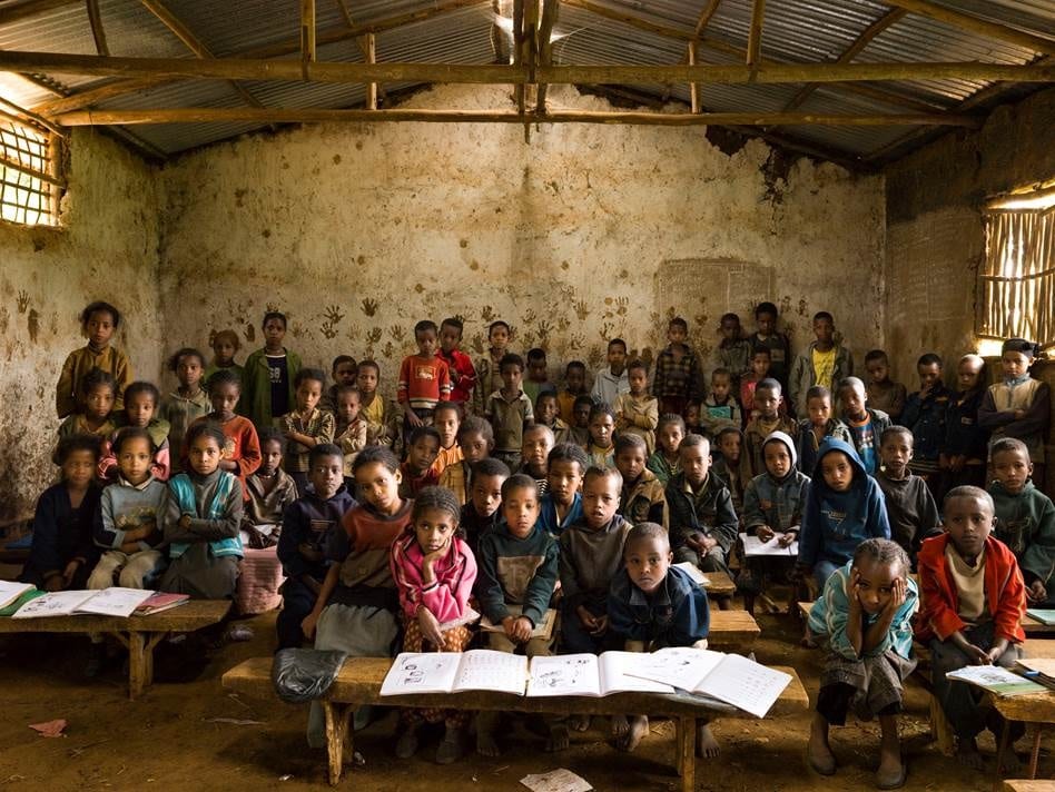 Gambela Elementary School, Gambela, Welisso District, Ethiopia. Grade 1, Music. October 9th, 2009