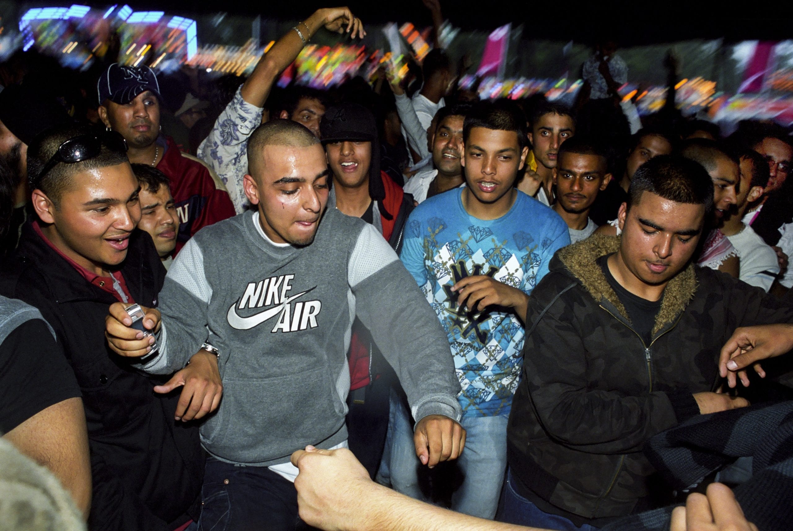 Dancing in the BBC Asian Network tent to Bhangra, Bollywood, Desi Beats, Drum’n’Bass, Grime, and everything in between at the London Mela © Jocelyn Bain Hogg/VII