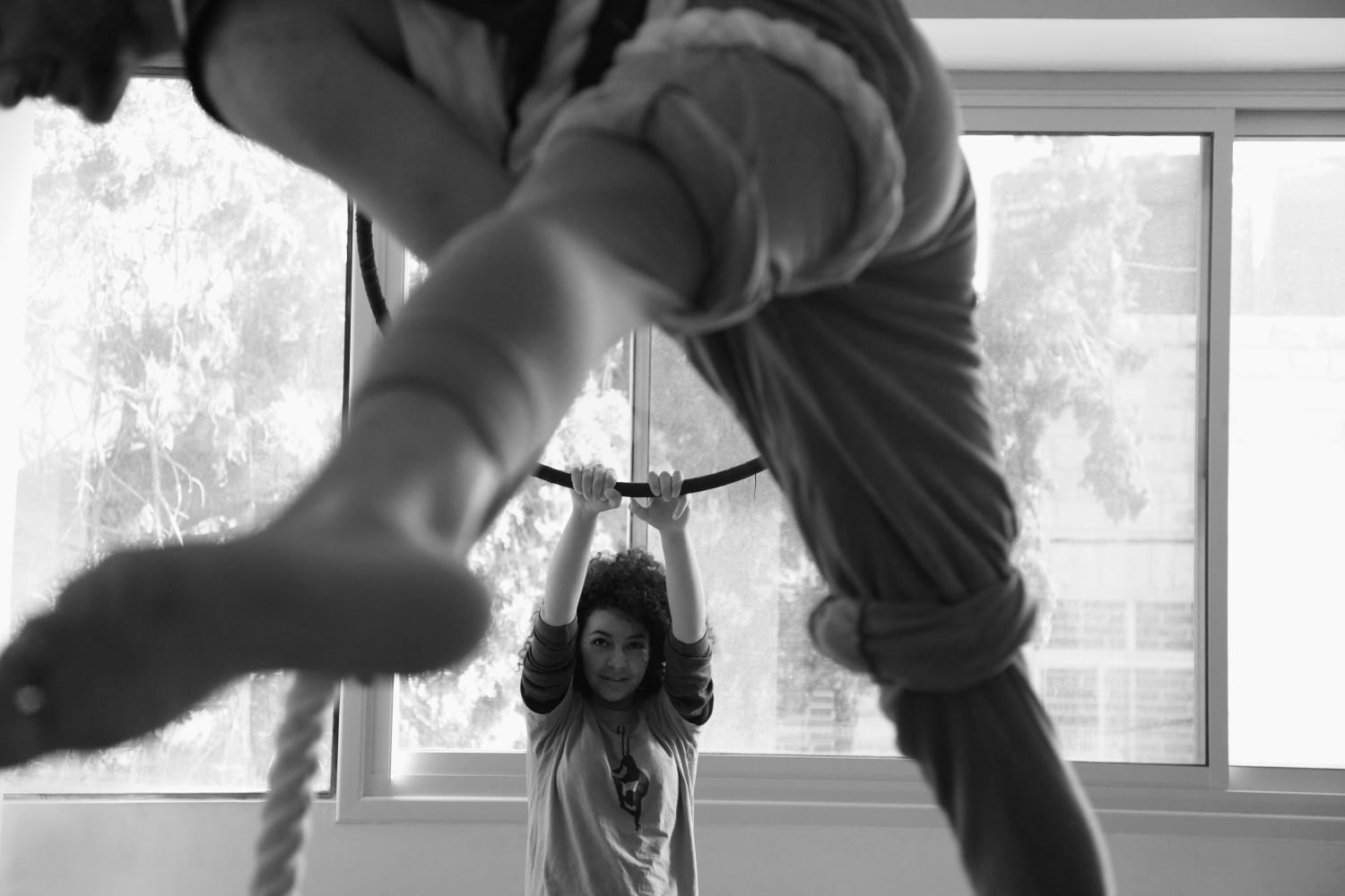 Students at the Palestinian Circus School, Birzeit, Ramallah, West Bank, Palestine © Rich Wiles