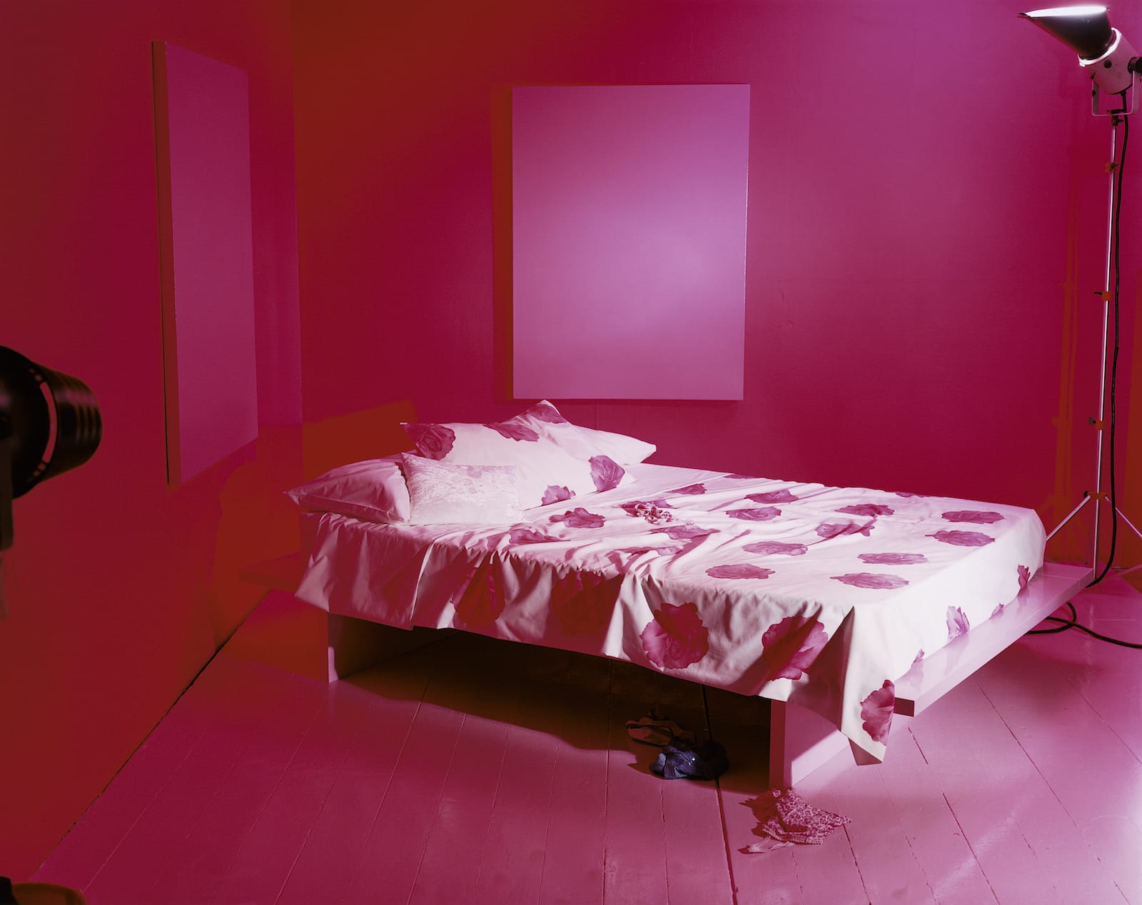 Egg shell pink set, from the series Empty Porn Sets, 2010 © Jo Broughton