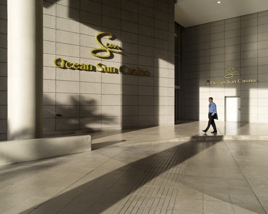 The entrance of Ocean Sun Casino, the largest such establishment in Panama. 