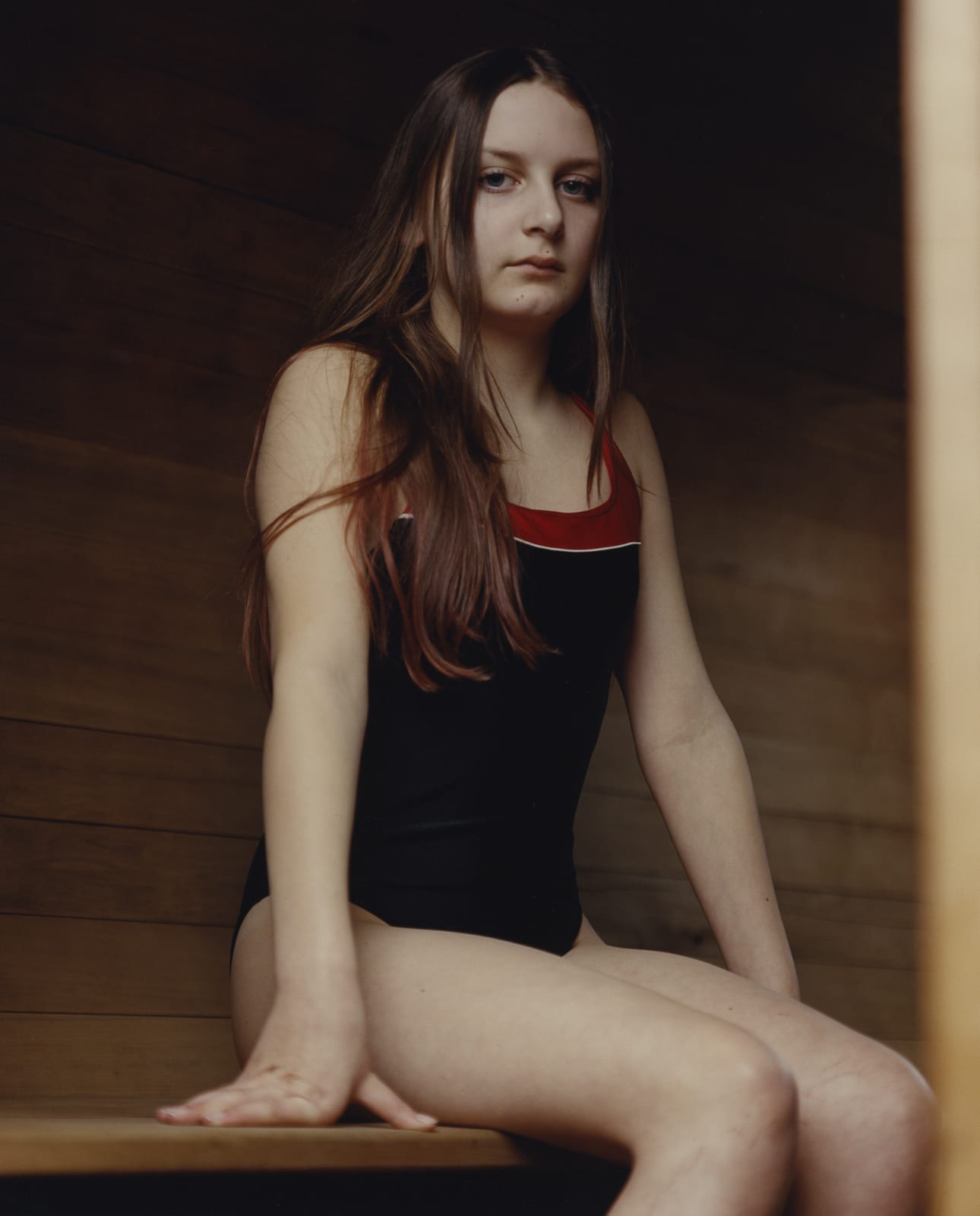 Girl in Sauna