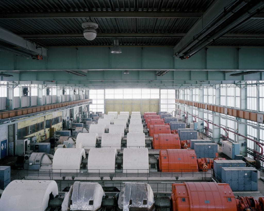 Photograph taken by Rebecca Vassie in 2008 of National Gas Turbine Establishment (Pyestock) which closed in 2000 (© Rebecca Vassie)