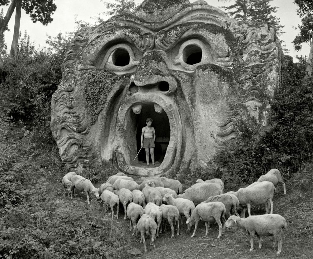 ITALY. Bomarzo. Park of the Palazzo Orsini. 1952. A-IT-BOM-001