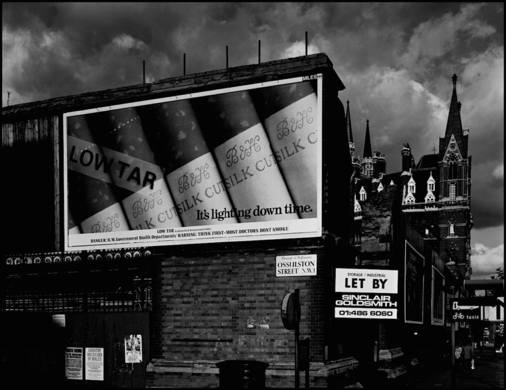 St Pancras Station from Euston Road, 1981, from the book NW1 © David Bailey