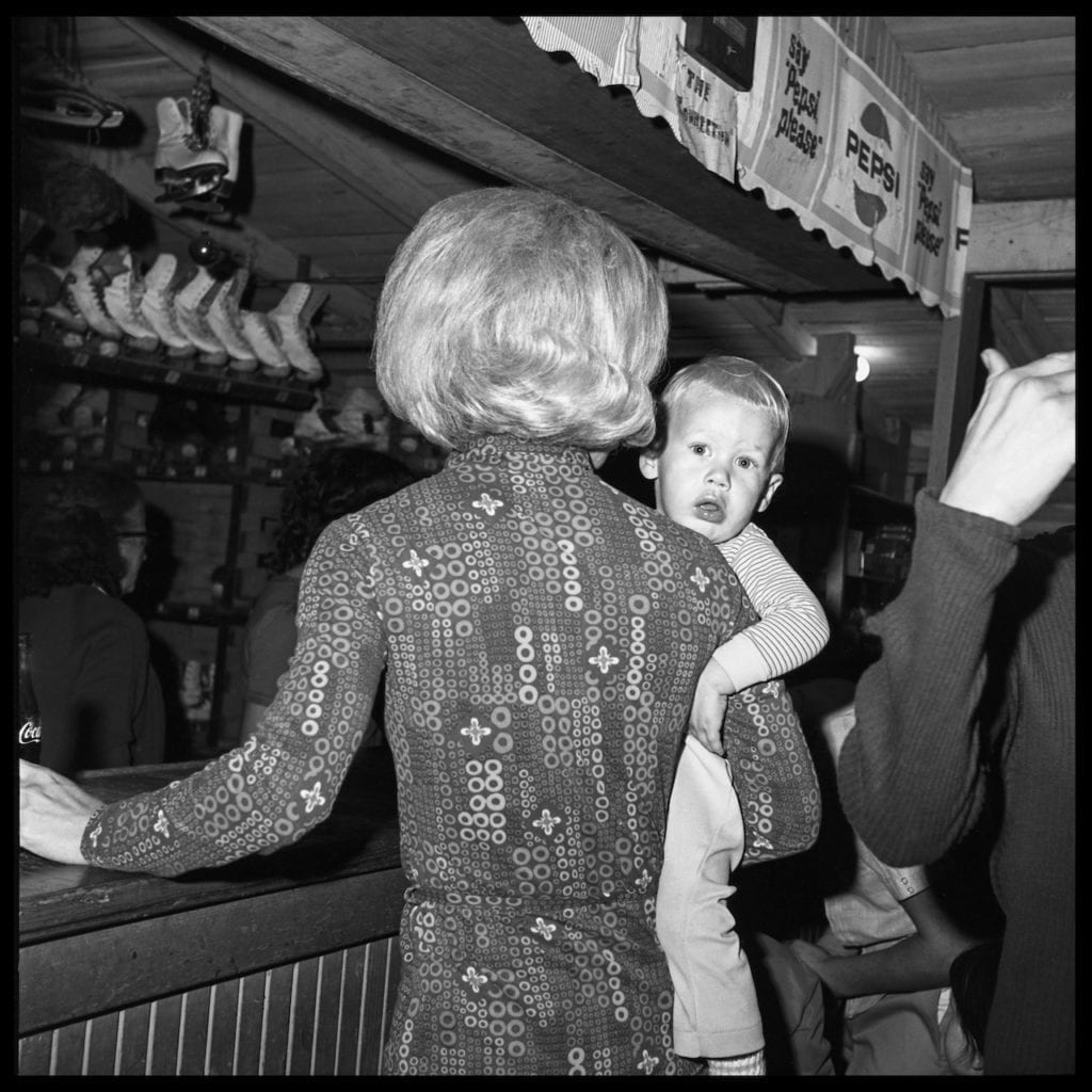 From the series Sweetheart Roller Skating Rink - 1972-1973, Six Mile Creek, Hillsborough County, Florida. Image © Bill Yates