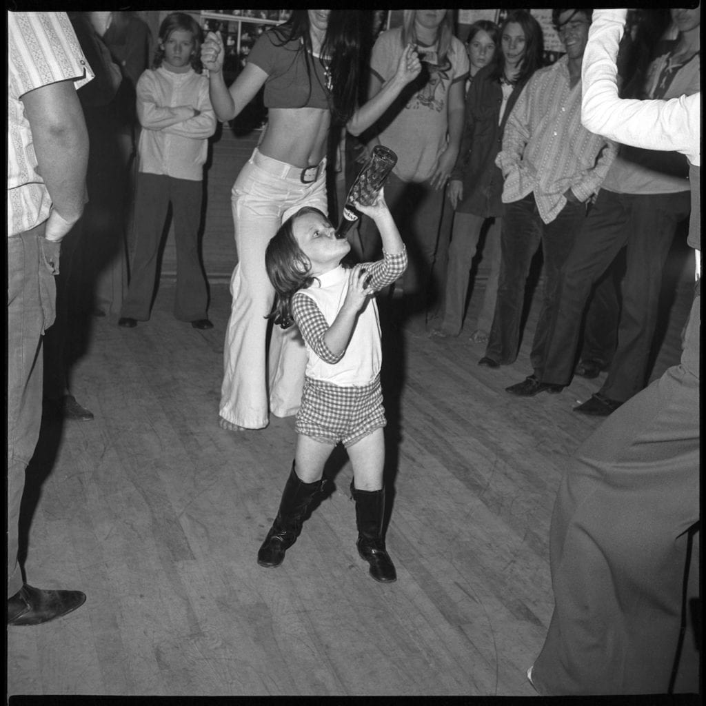 From the series Sweetheart Roller Skating Rink - 1972-1973, Six Mile Creek, Hillsborough County, Florida. Image © Bill Yates