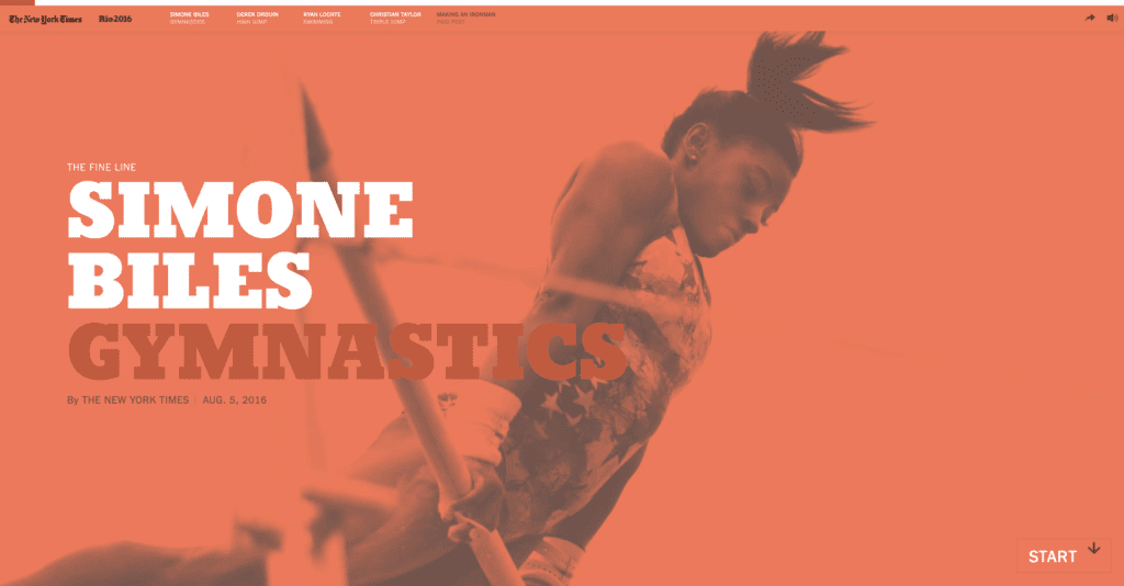 The Fine Line: Simone Biles Gymnastics © New York Times