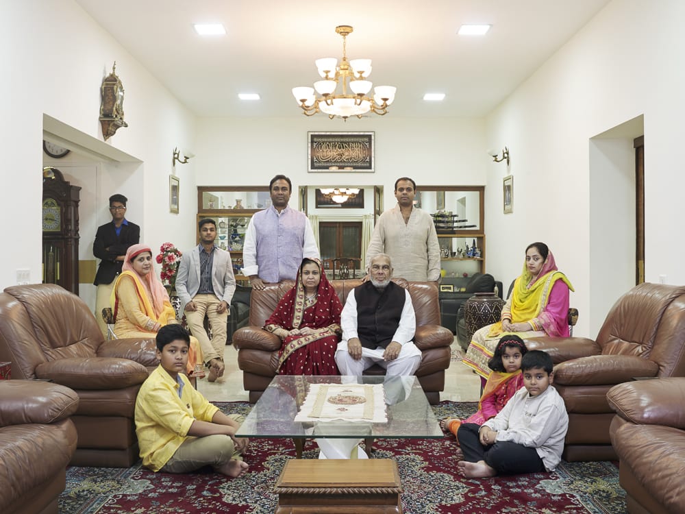 From the series “Family comes first – Joint family portraits in Bangalore, India” © Nora Bibel, nominee Portrait category, Felix Schoeller Photo Award 2015