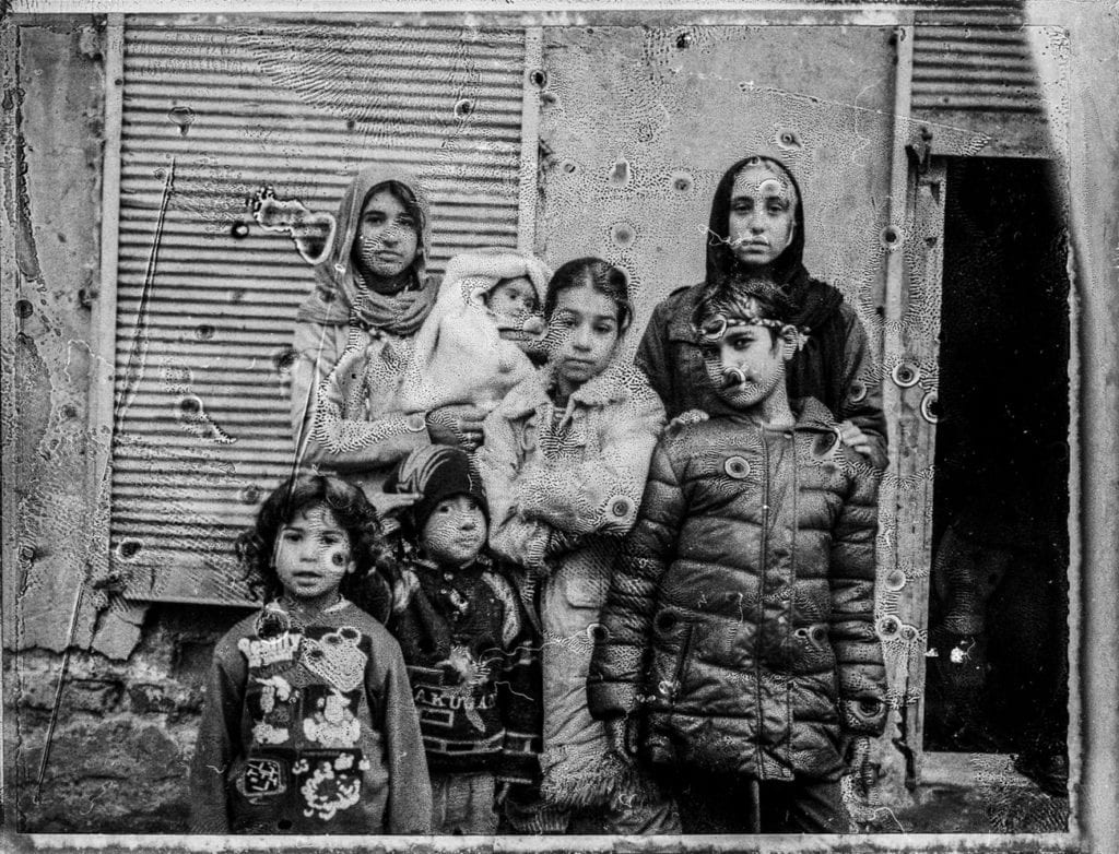 Syrian kids in Süleymaniye, Istanbul, Turkey, March 2015. From the series November is a beginning © Esa Ylijaasko