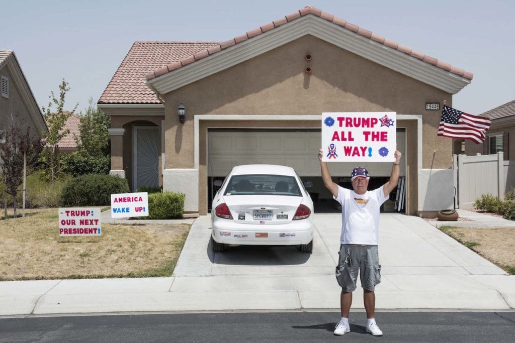 We think we know the archetypal Trump voter. He is white, male, blue-collar, frustrated and angry. But is that really the case? Are these the only people that will be voting for the Republican candidate? Trump has defied all predictions and surprised media and commenters more than once. Now it is time to meet some of his most unexpected supporters, the Latinos for Trump. "I’m a proud American, I love this country, and I think it’s time America, to wake up." Raul Rodrigues jr. Apple Valley, California, from the series Los Trumpistas © Giulia Piermartiri & Edoardo Delille, Italy, shortlist, Professional, Portraiture, 2017 Sony World Photography Awards 