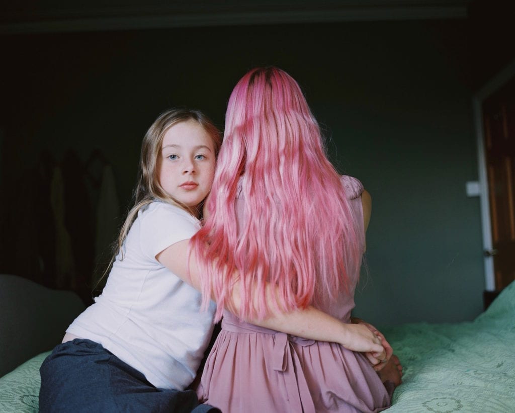 Rosie with her mum. From the series My Favourite Colour Was Yellow © Kirsty MacKay