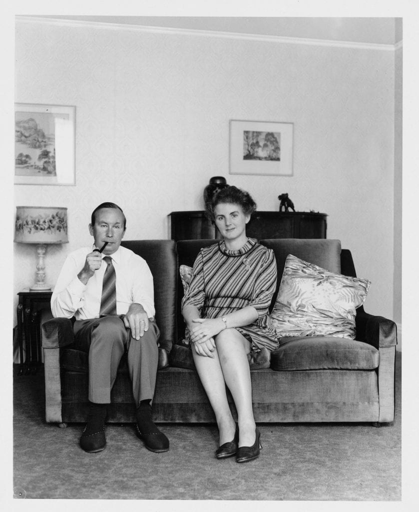 Mr & Mrs Seaborne, 1973 © John Myers