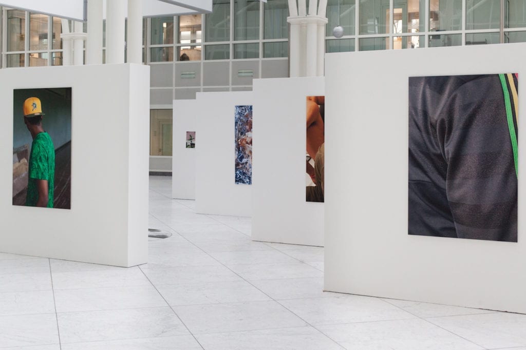 Paul Hutchinson's work on show at the IBB Award for Photography exhibition, 2015. Installation shot © Paul Hutchinson