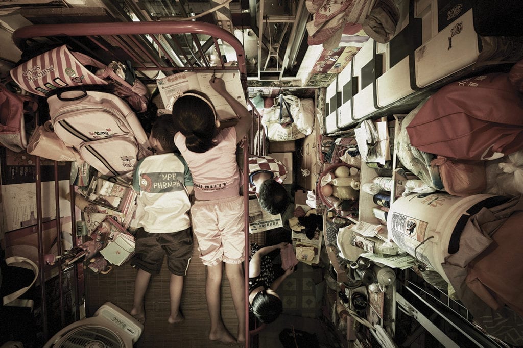 Trapped 08, Hong Kong. From the series Subdivided Flats, 2012  © Benny Lam, courtesy Prix Pictet