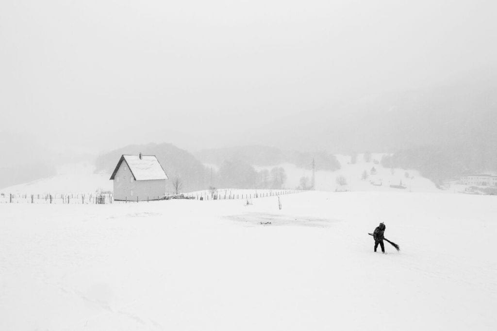 From the series 'Whiteout', 2017 © Frederik Buyckx, courtesy of Sony World Photography Awards