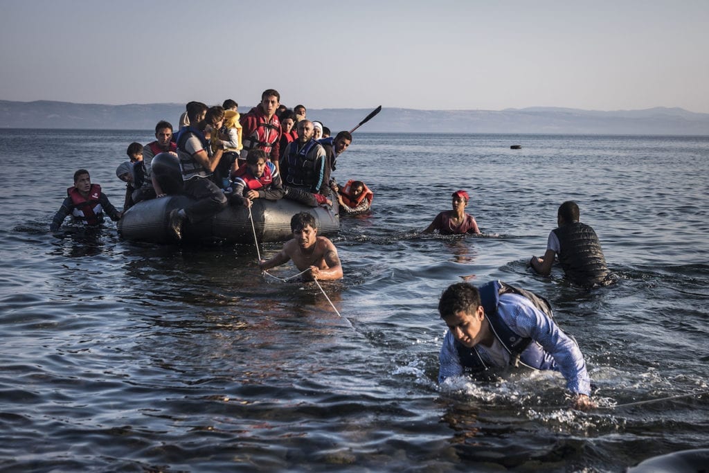 Lesbos, Greece, 27 July 2015 © Sergey Ponomarev for the New York Times, courtesy of the artist