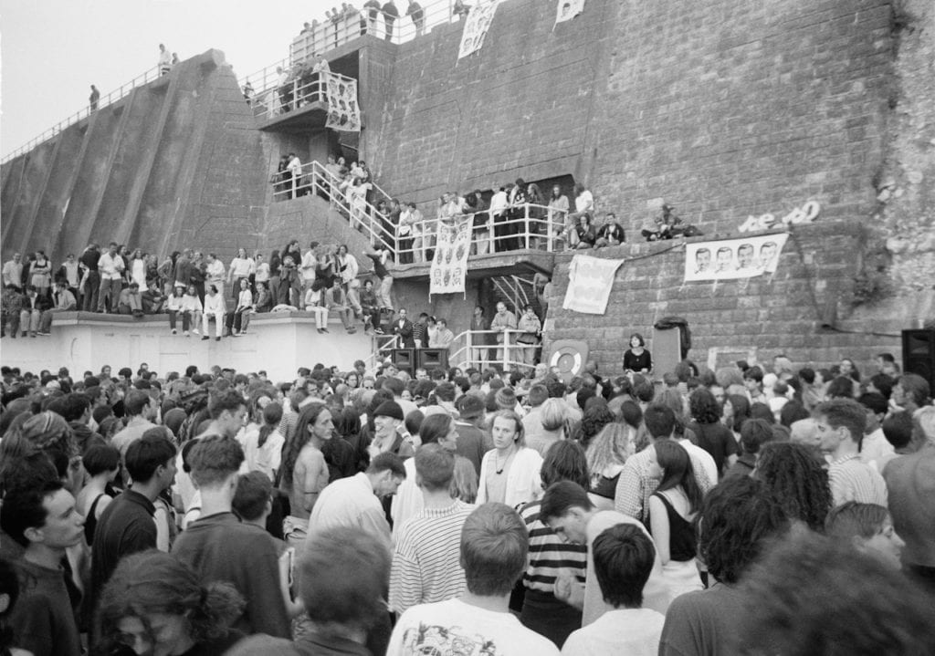 Black Rock Illegal Raves © Stuart Griffiths, "the unofficial photographer of the Church of the Sub-Genius in 1994".