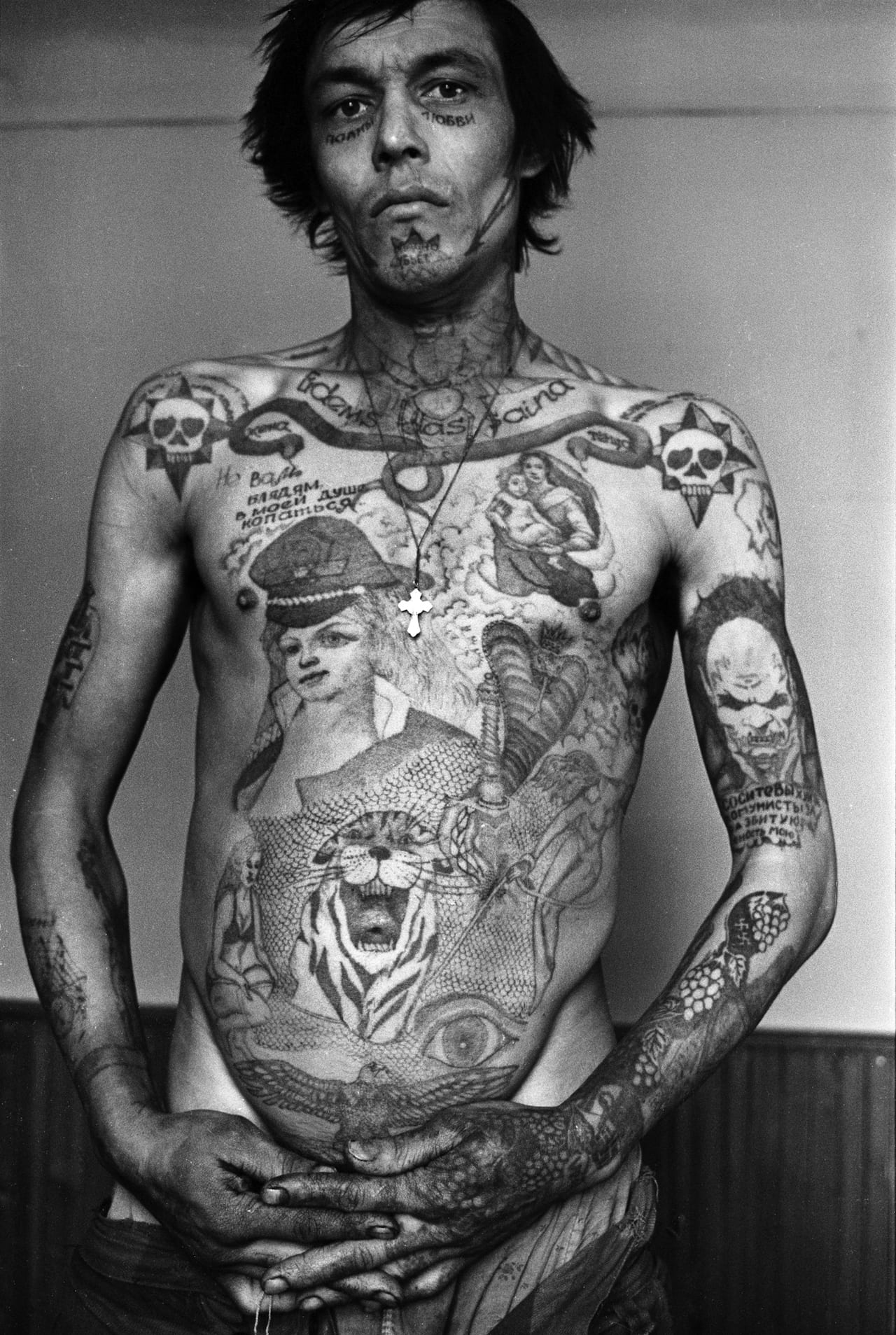 Russian criminal tattoos breaking the code  Photography  The Guardian