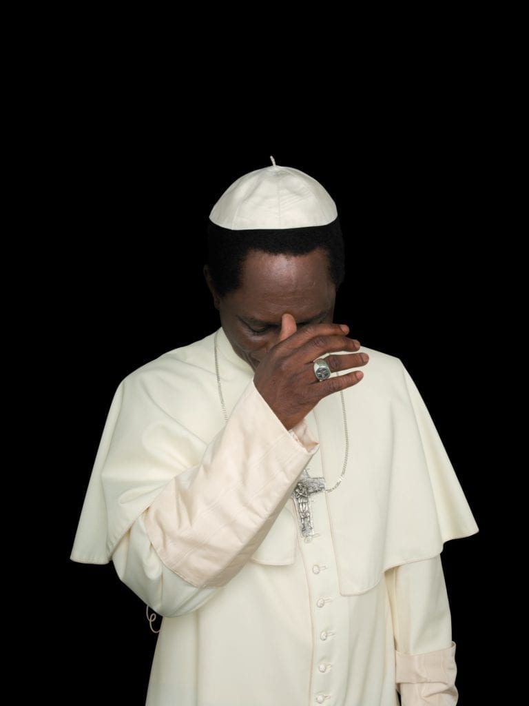 From the series Black Pope, 2017