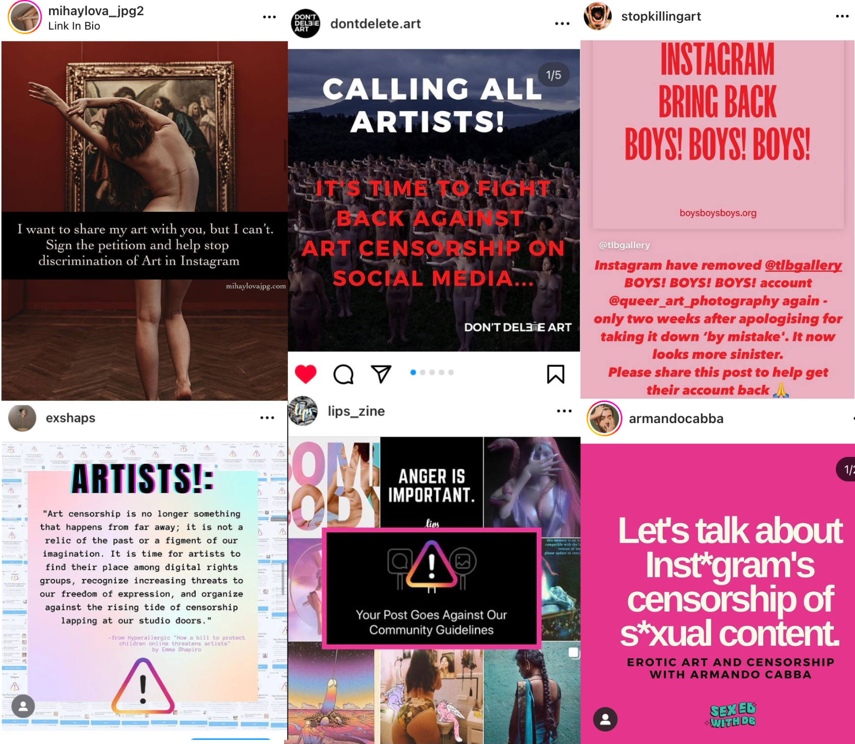 How artists are fighting Instagram's nipple censorship - 1854 Photography