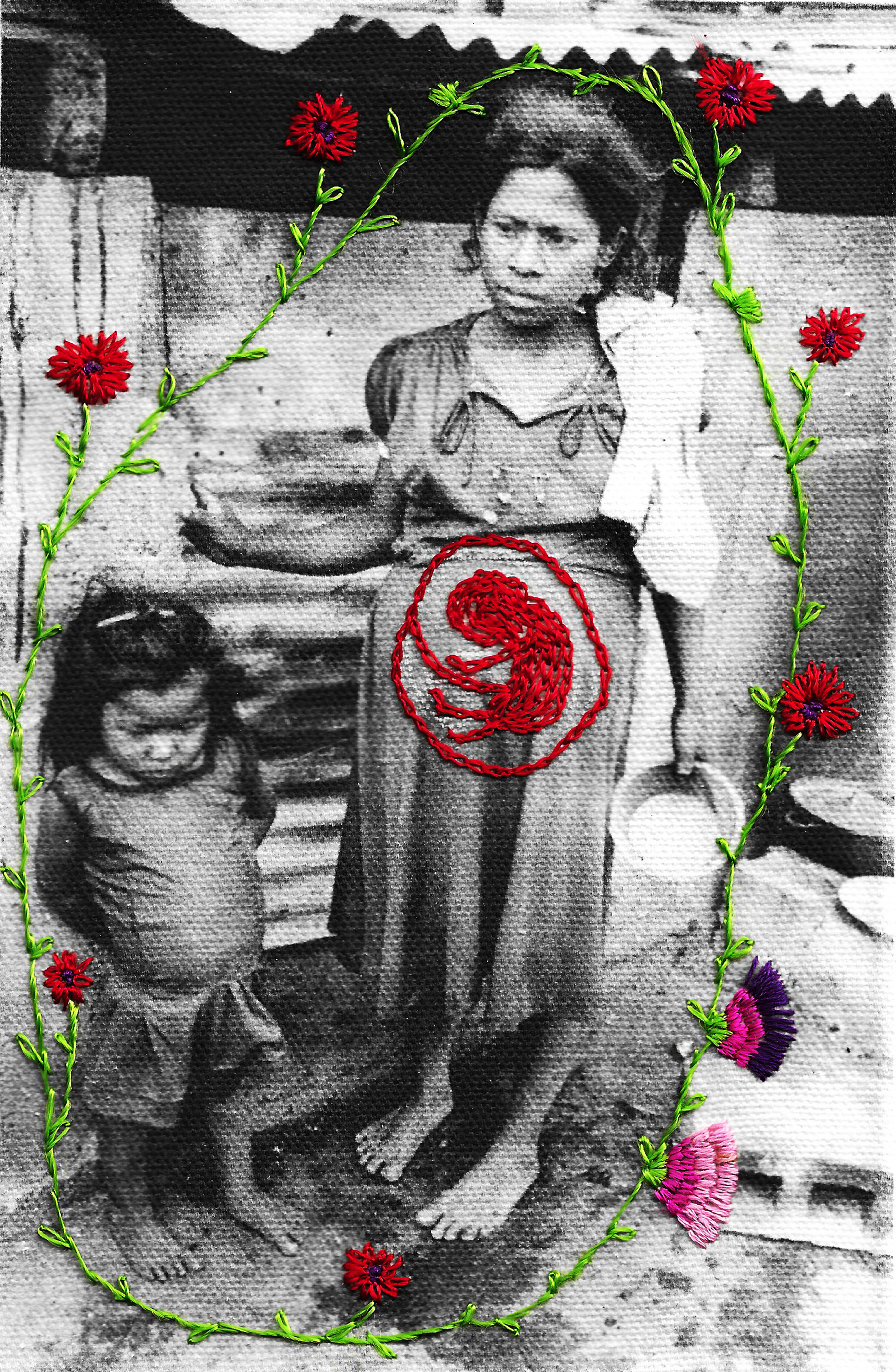 Nicaragua 2022 (Original Image 1985) © Jenny Matthews, courtesy of Street Level Photoworks