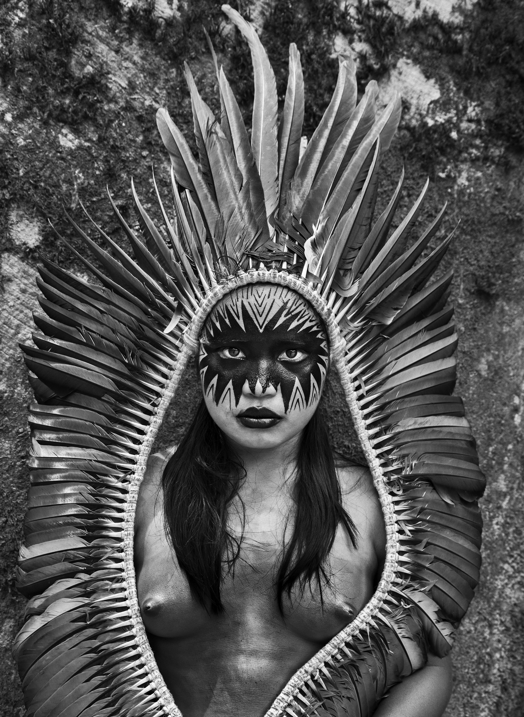 Indienne Yawanawa. Acre, Brésil, 2016. De la série Amazônia
