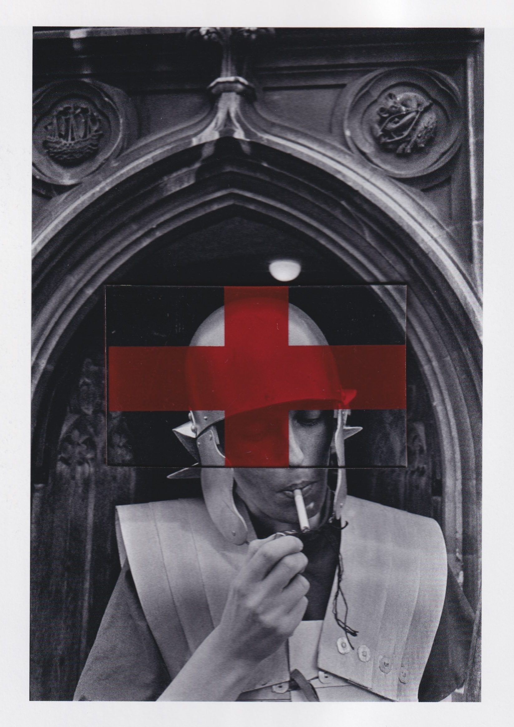 David Hoffman, A Roman soldier taking a break from crucifying, London, Stepney, 1980