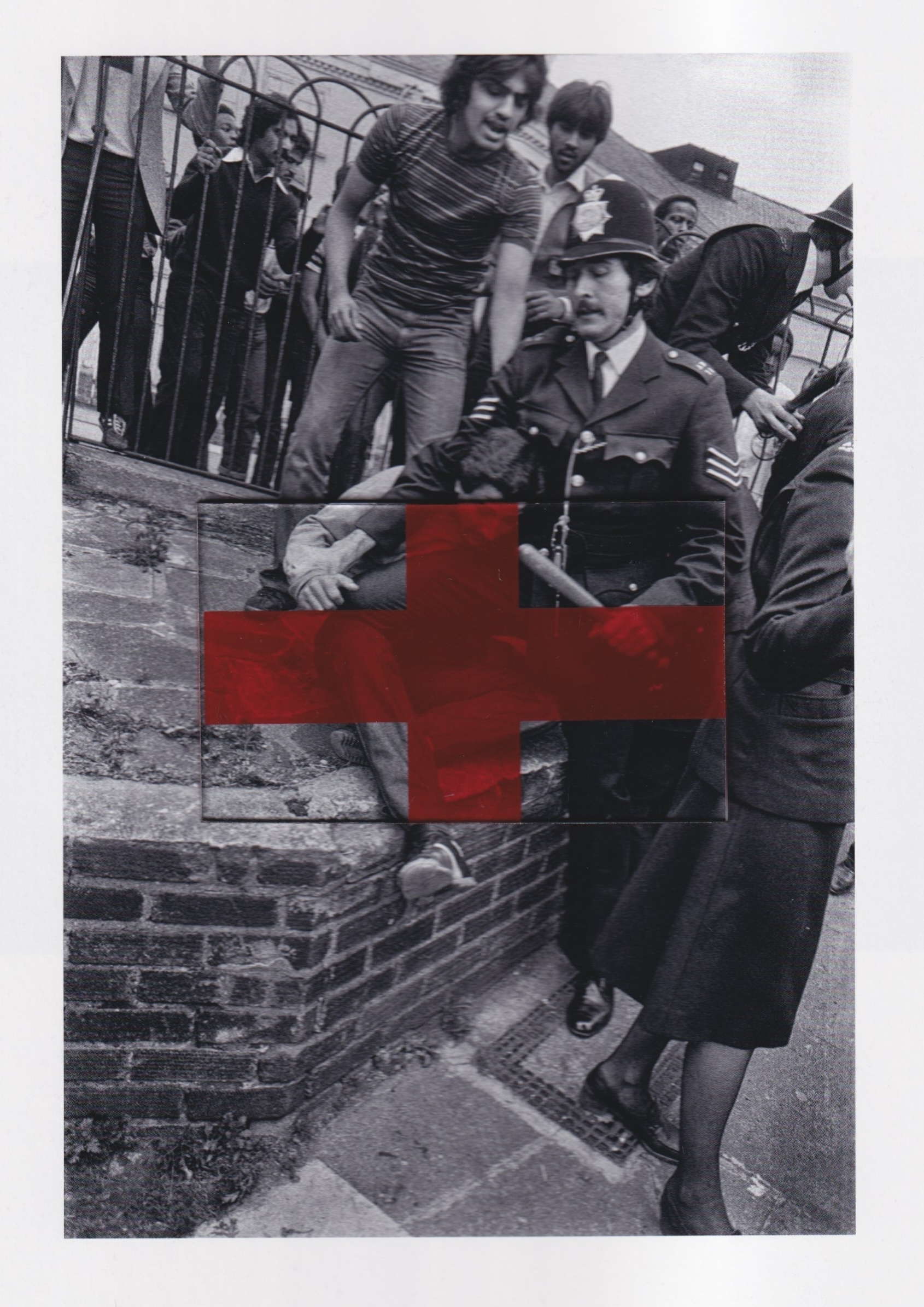 David Hoffman, Police attack and break up the funeral march for the Khan family, killed in what was believed to have been a racist arson attack, Walthamstow, 1981