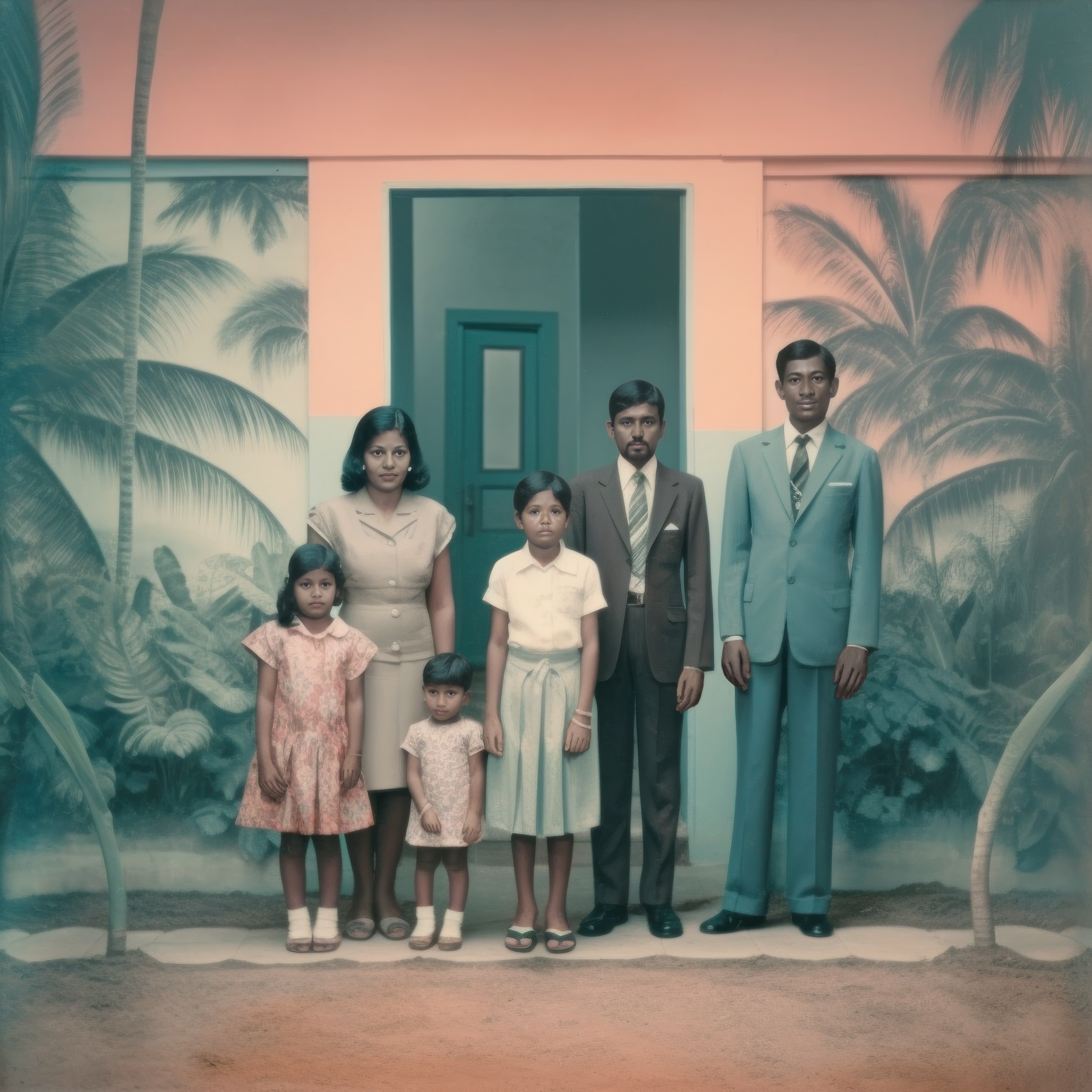 1) Sabrina Tirvengadum, Family, 2023. Courtesy the artist