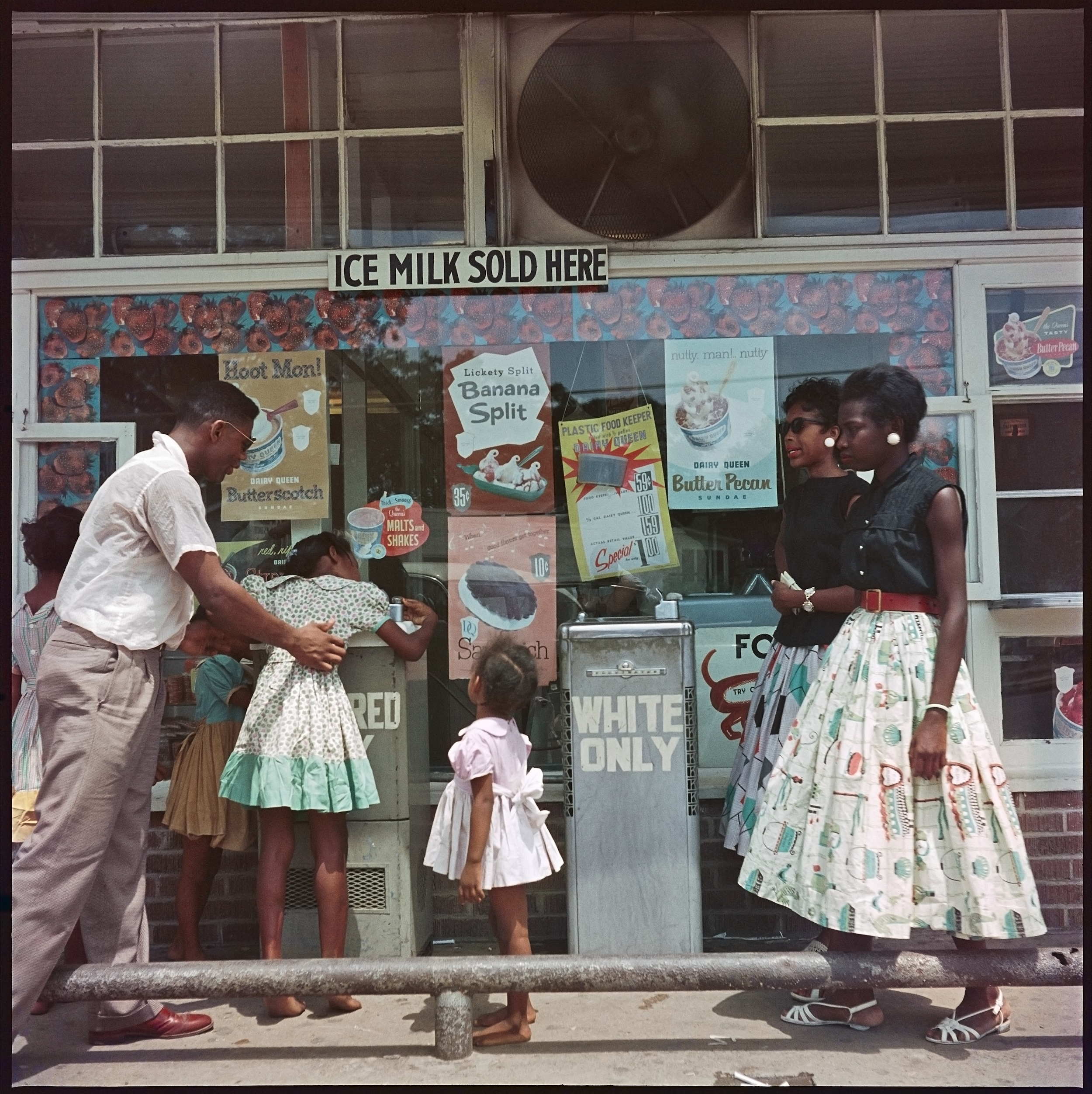 Gordon Parks, At Segregated Drinking Fountain, Mobile, Alabama, 1956