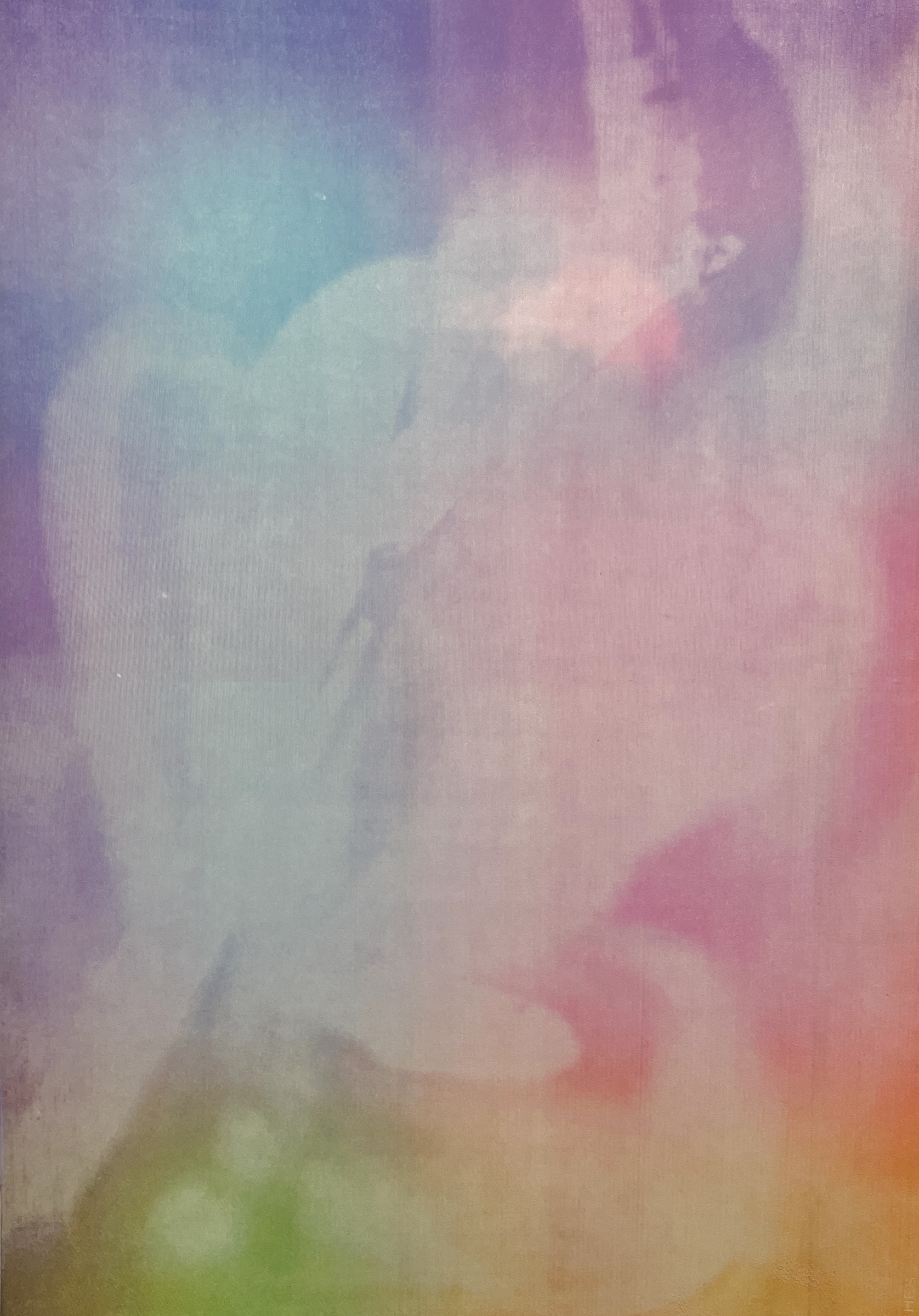 Pooya Abbasian, Copies instables, alugraphie sur papier, 2026 ©Pooya Abbasian