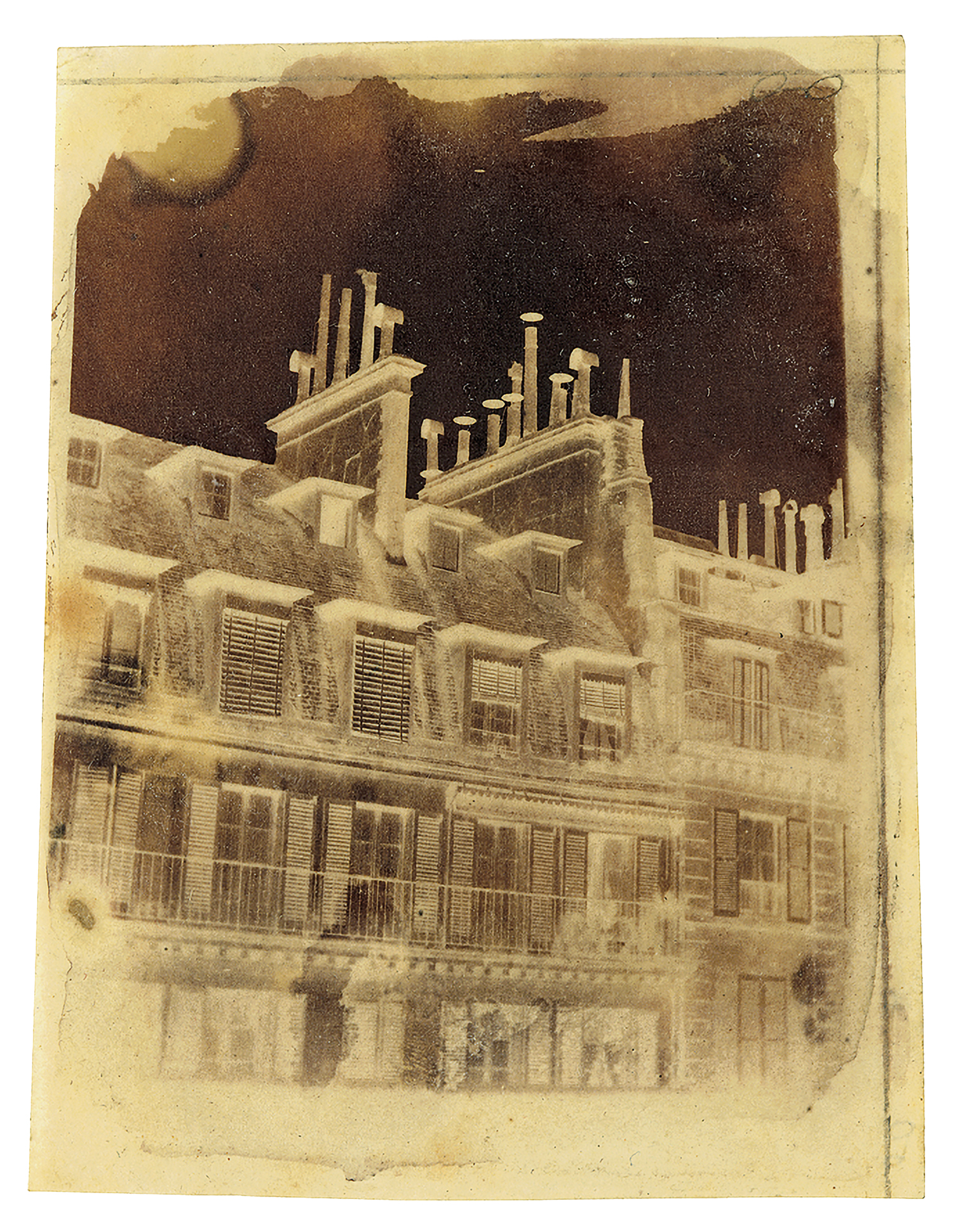 William Henry Fox Talbot, View from a window, rue de la Paix, 1843 – Courtesy of the artist & Hans P. Kraus Jr. Inc