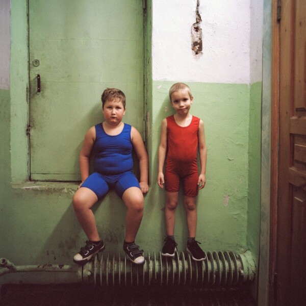 Two Young Wrestlers, Perm, Russia