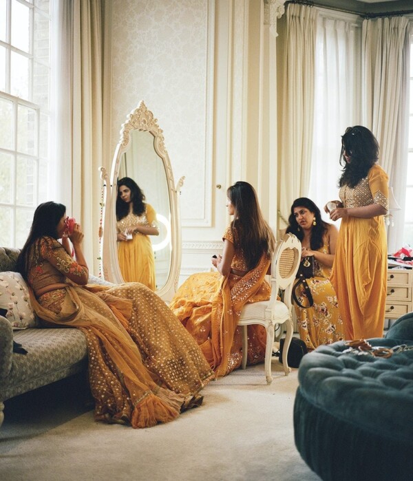 Eshita before her Haldi, Hedsor, Buckinghamshire