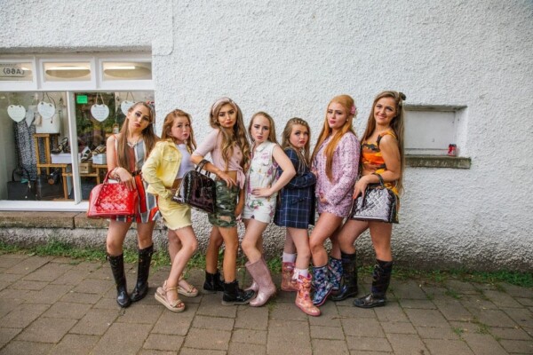 The girls of the Appleby Horse Fair, Appleby-in-Westmorland, Cumbria