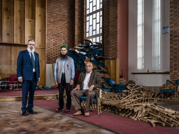 Haji Abdul Qadoos, Sheikh Mahroof Hussain Rashid and Haji Kaliq Dad, Rotherham, Yorkshire