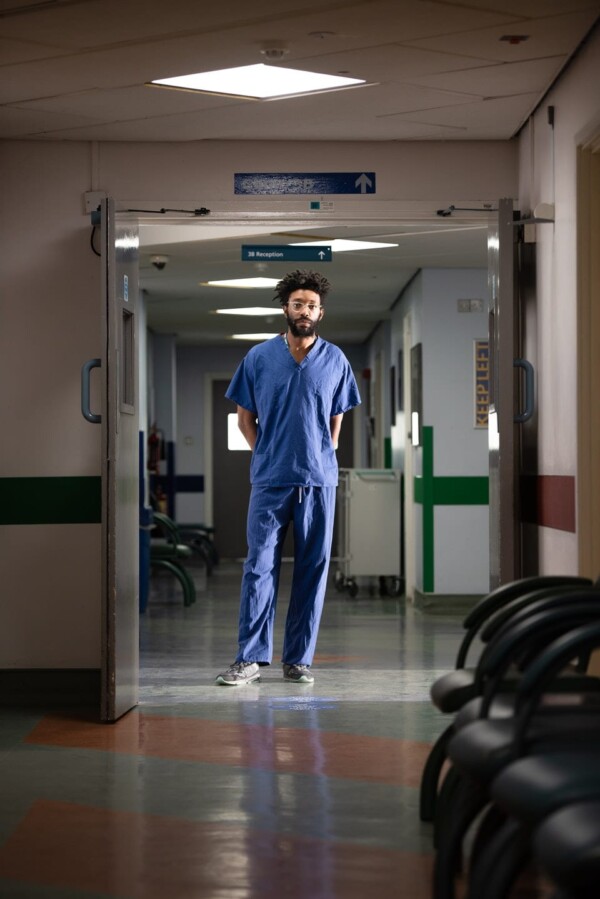 Working at the hospital during COVID-19, London