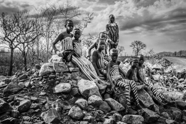 Painted Stripes, Lower Omo Valley, Ethiopia