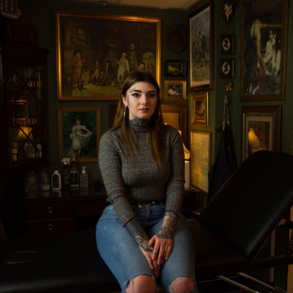 I tattooed my face so I couldn't get a normal job