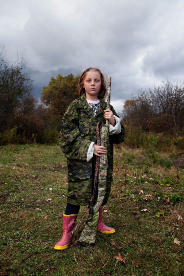 Young Indigenous Hunters, Ontario, Canada