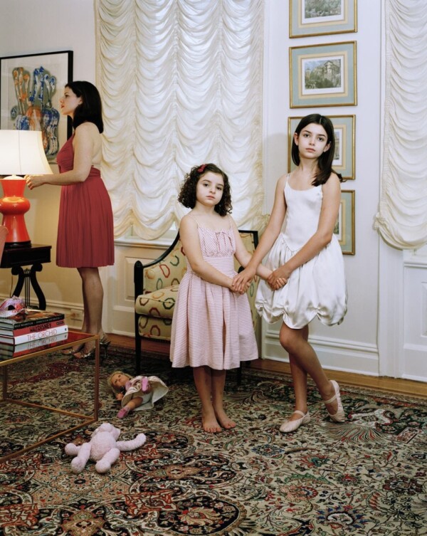 Charlotte and Sophia Holding Hands