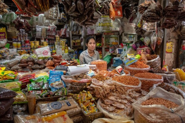 Saleswoman, Siem Reap, Cambodia