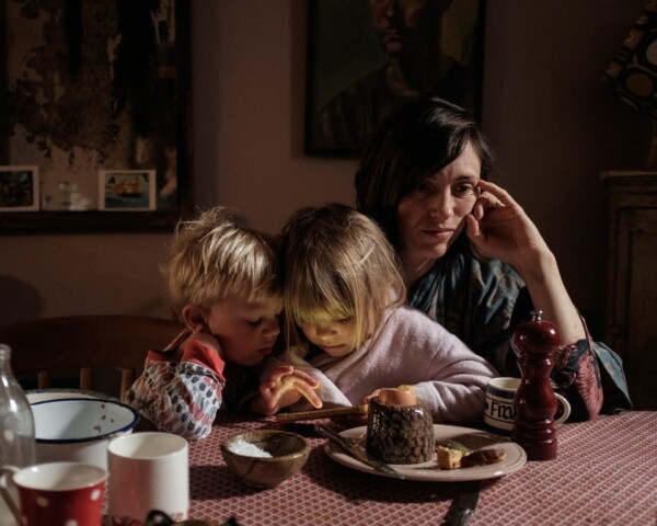 Phones at breakfast, Castle Cary, Somerset