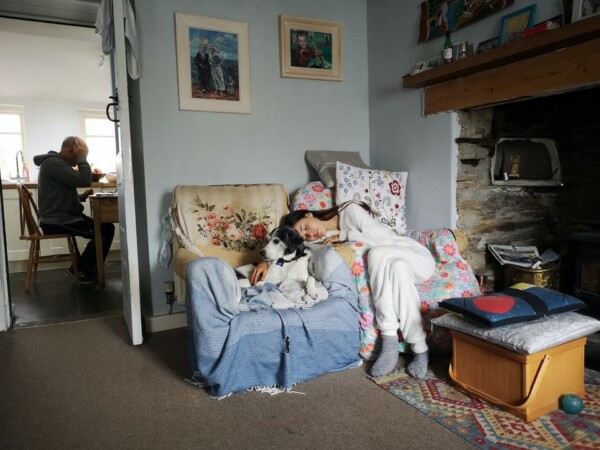 Anais and Steve, Delabole, Cornwall