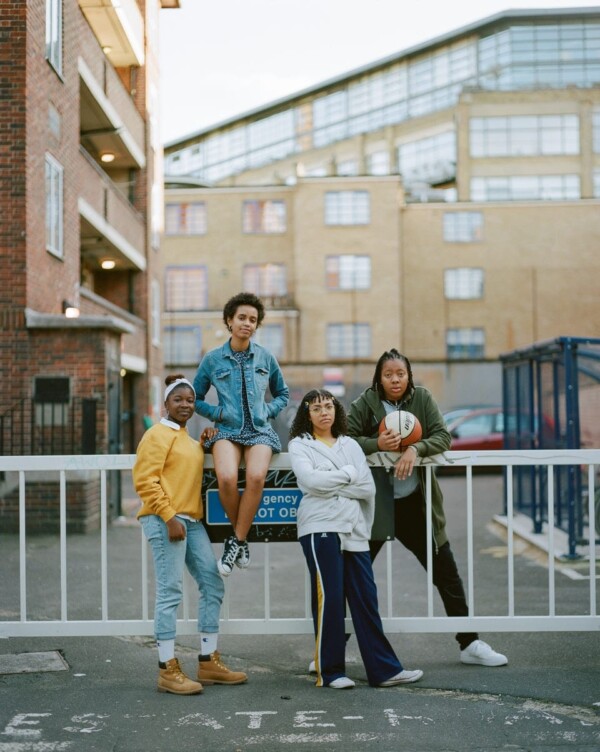 Olamide, Rochelle, Matilda and Esther, London