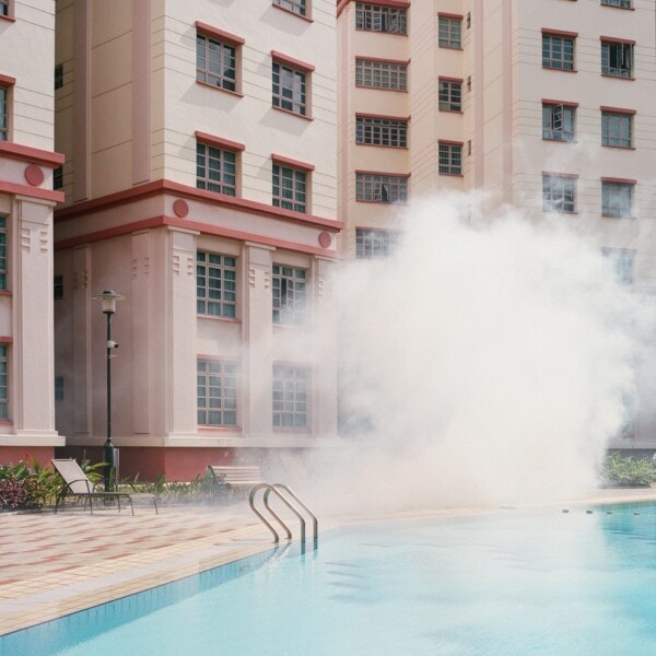 Poolside, Part of the photographic series 'White Noise', Singapore 2020.