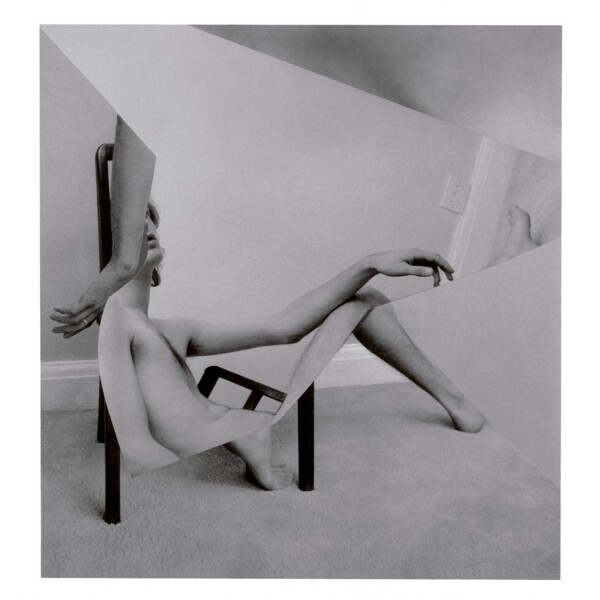 Man On Chair, Photographic Paper Collage, 2019 © K Young