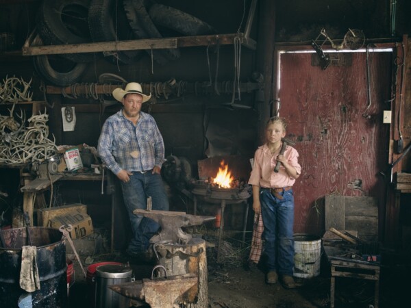 Chance and His Son Gus - Red Owl, South Dakota, USA