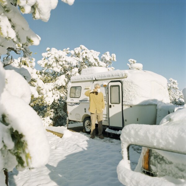 Snowy Desert - Grand Canyon National Park, Arizona, USA
